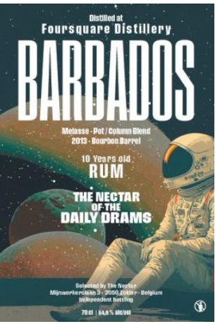 The Nectar of the Daily Drams Barbados 2013 Foursquare 10 years Ex-Bourbon