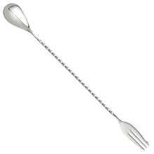 Load image into Gallery viewer, Fork Bar Spoon 30cm Silver
