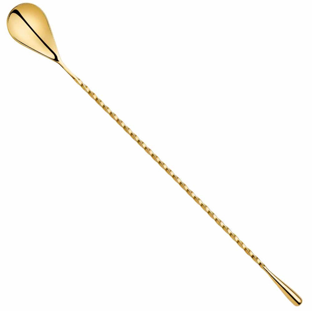 Drop Bar Spoon 30cm Gold