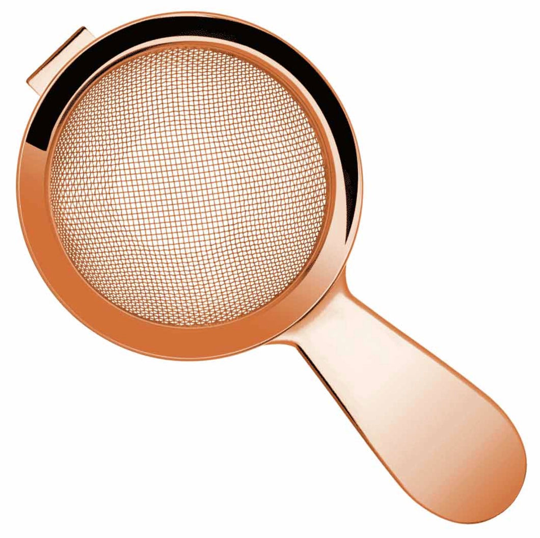 Biloxi fine strainer 60mm handle Copper