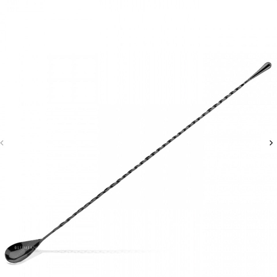 Teardrop Bar Spoon Black 40cm