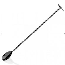 Load image into Gallery viewer, Bar Spoon Muddler Black 28cm
