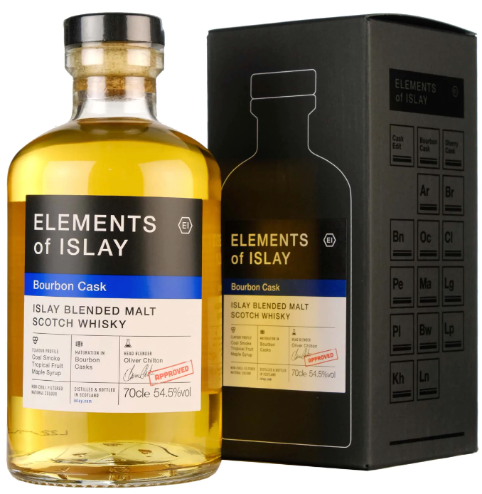 Elements of Islay Blended Malt Scotch Whisky Bourbon Cask