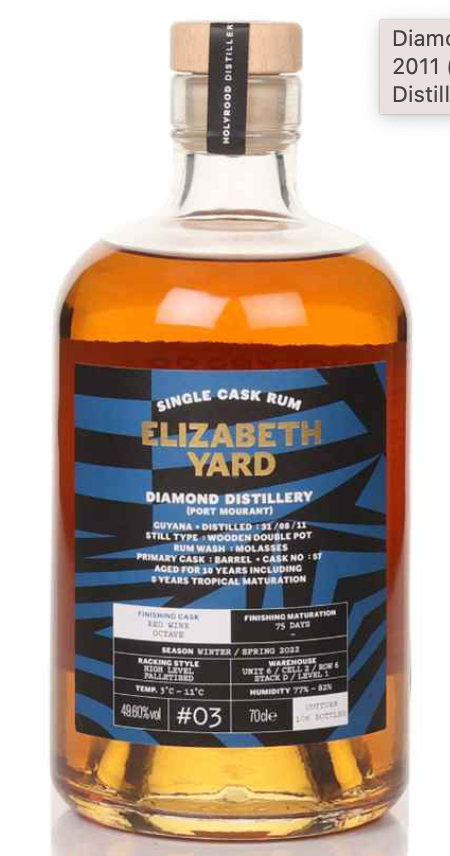 Elizabteh Yard Diamond Distillery (Port Mourant)